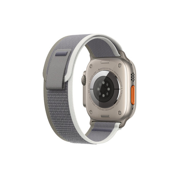 FixPremium - Bracelet Trail Loop pour Apple Watch (42, 44, 45 et 49 mm), gris