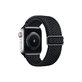 FixPremium - Bracelet Solo Loop pour Apple Watch (42, 44, 45 et 49 mm), noir