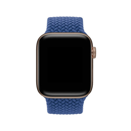 FixPremium - Bracelet Solo Loop pour Apple Watch (42, 44, 45 et 49 mm), bleu foncé