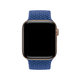 FixPremium - Bracelet Solo Loop pour Apple Watch (42, 44, 45 et 49 mm), bleu foncé