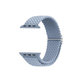 FixPremium - Bracelet Solo Loop pour Apple Watch (42, 44, 45 et 49 mm), bleu clair