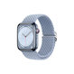 FixPremium - Bracelet Solo Loop pour Apple Watch (42, 44, 45 et 49 mm), bleu clair