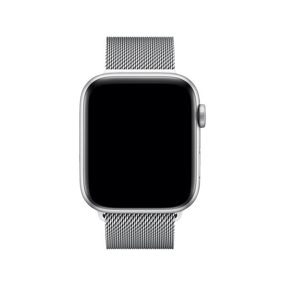 FixPremium - Bracelet Milanese Loop pour Apple Watch (42, 44, 45 & 49mm), argent