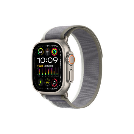 FixPremium - Bracelet Trail Loop pour Apple Watch (38, 40 et 41 mm), gris