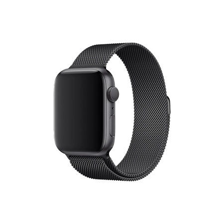 FixPremium - Bracelet Milanese Loop pour Apple Watch (38, 40 & 41mm), noir