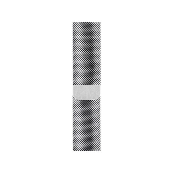 FixPremium - Bracelet Milanese Loop pour Apple Watch (38, 40 & 41mm), argent