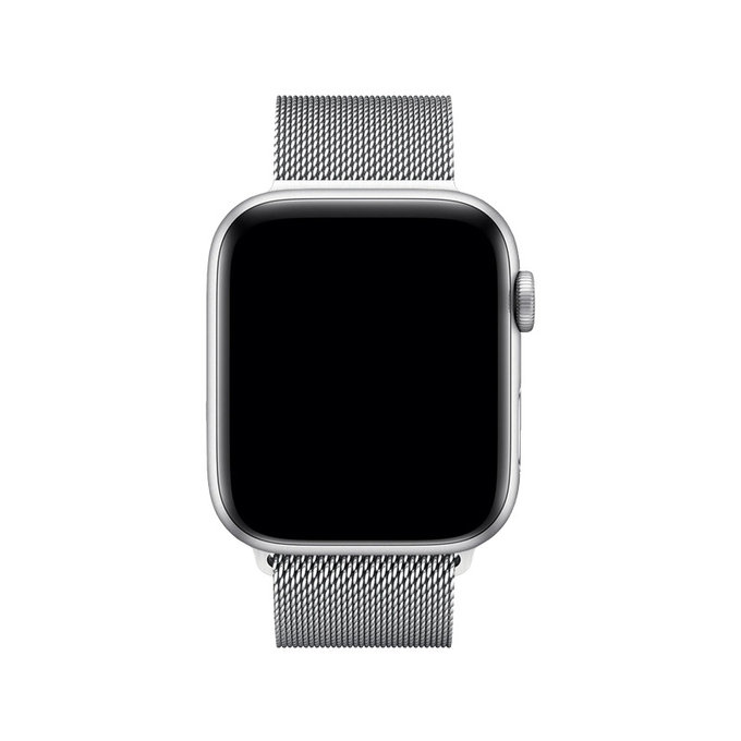 FixPremium - Bracelet Milanese Loop pour Apple Watch (38, 40 & 41mm), argent