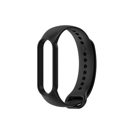 FixPremium - Bracelet en silicone pour Xiaomi Mi Band (5/6/7/7 NFC), noir
