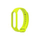 FixPremium - Bracelet en silicone pour Xiaomi Mi Band (5/6/7/7 NFC), jaune