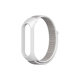 FixPremium - Sangle en nylon pour Xiaomi Mi Band (5/6/7/7 NFC), blanc