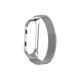 FixPremium - Sangle Milanese Loop pour Xiaomi Mi Band (5/6/7/7 NFC), argent