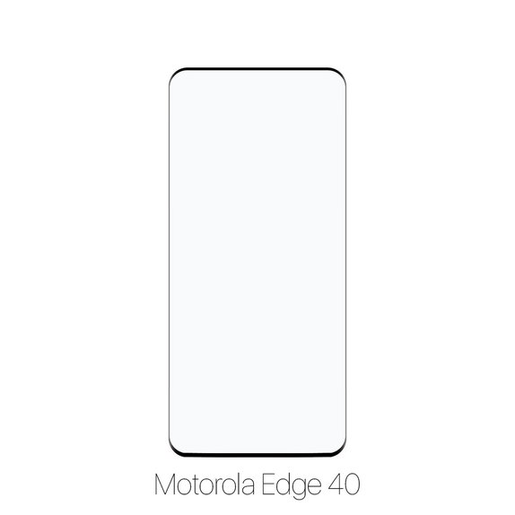 FixPremium FullCover Glass - Verre Trempé 3D pour Motorola Edge 40