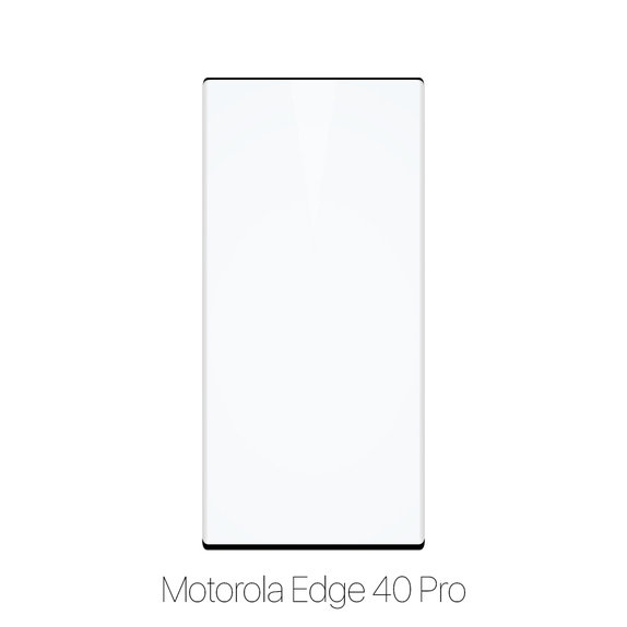 FixPremium FullCover Glass - Verre Trempé 3D pour Motorola Edge 40 Pro