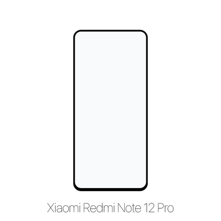 FixPremium FullCover Glass - Verre trempé pour Xiaomi Redmi Note 12 Pro