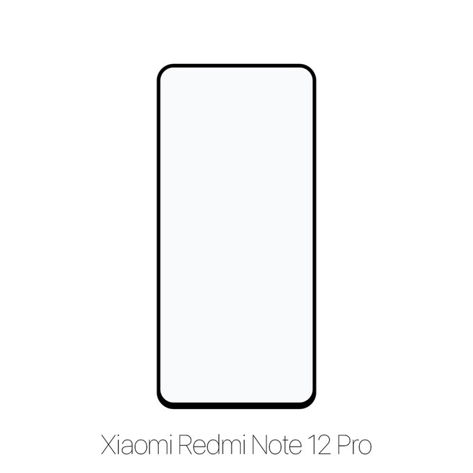 FixPremium FullCover Glass - Verre trempé pour Xiaomi Redmi Note 12 Pro