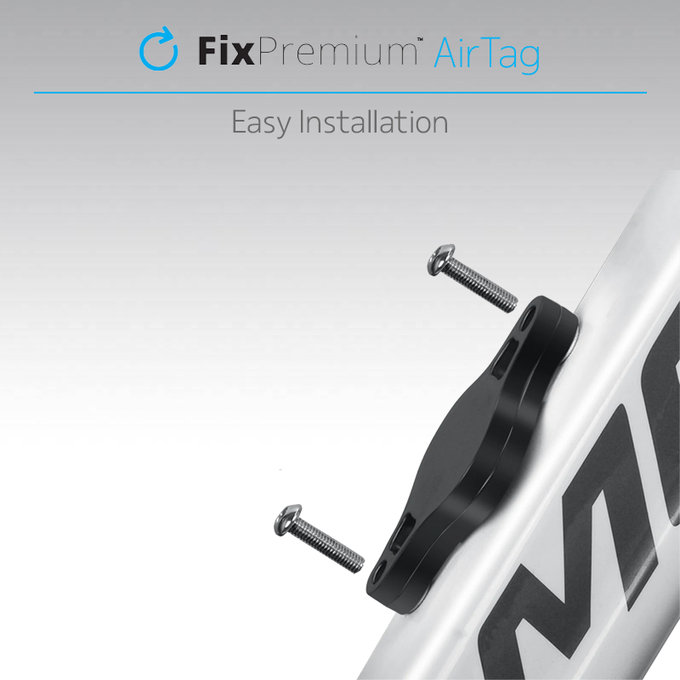 FixPremium - Support pour Apple AirTag pour vélo, noir