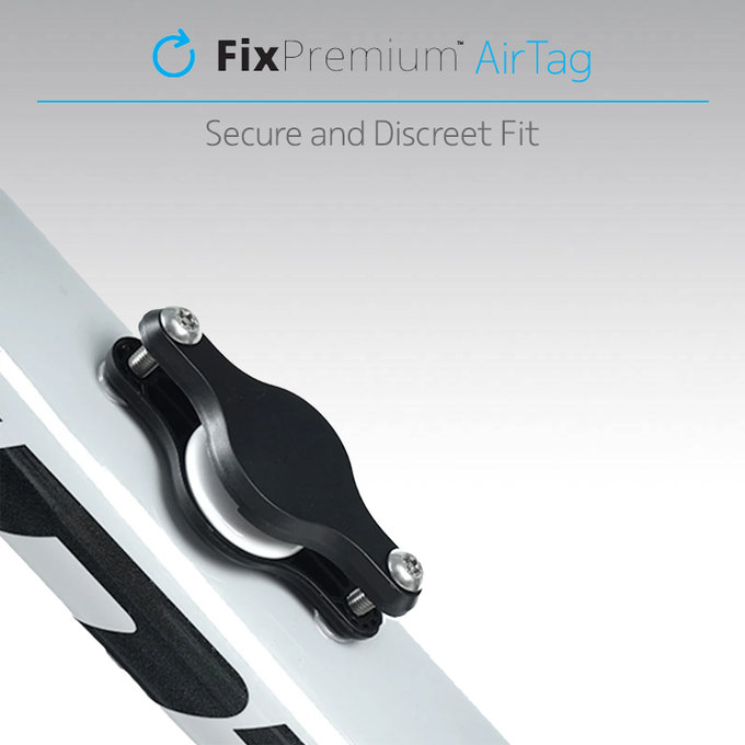 FixPremium - Support pour Apple AirTag pour vélo, noir