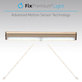 FixPremium - Veilleuse LED avec détecteur de mouvement (jaune chaud), (0,3 m), blanc