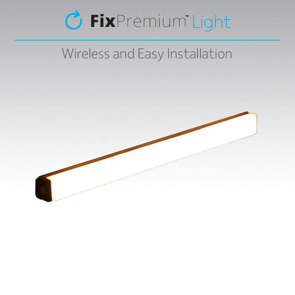 FixPremium - Veilleuse LED avec détecteur de mouvement (jaune chaud), (0,2 m), blanc