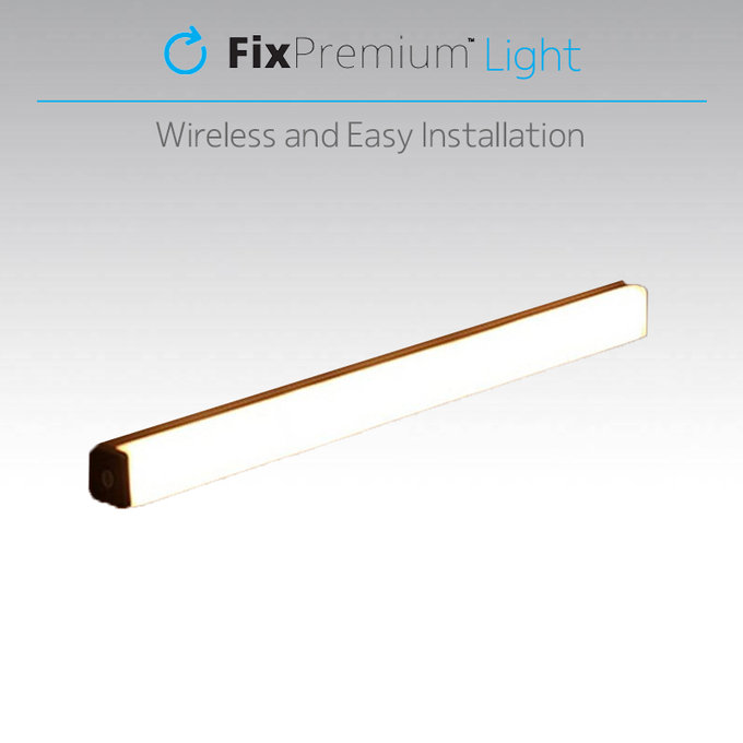 FixPremium - Veilleuse LED avec détecteur de mouvement (jaune chaud), (0,2 m), blanc