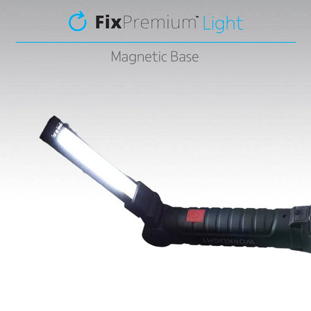 FixPremium - Lampe de poche LED de camping, noire