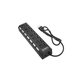 FixPremium - Interrupteur d'alimentation du hub USB pour 7 USB, noir
