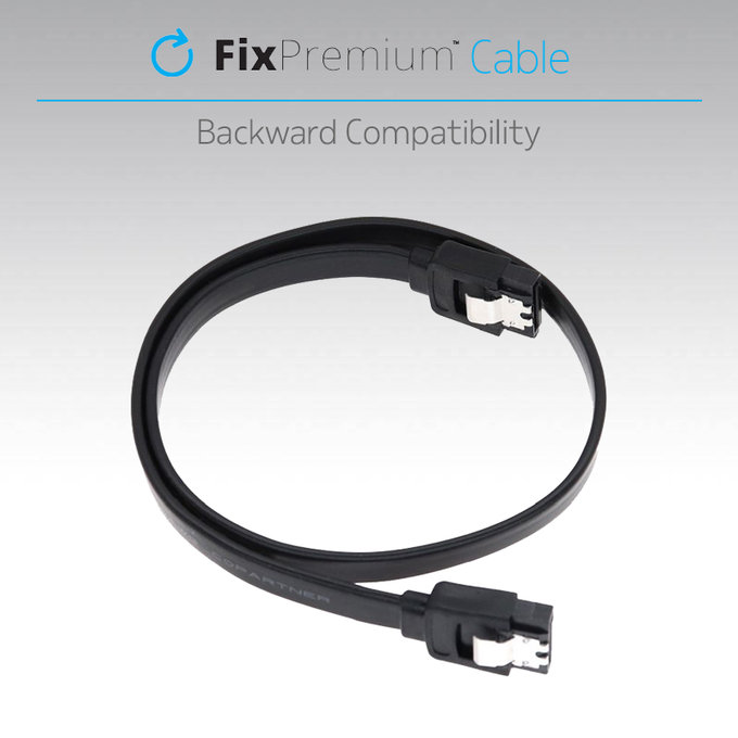 FixPremium - Câble - SATA III 6Gb/s, ((0,4m))