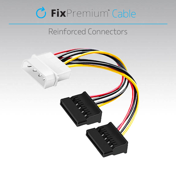 FixPremium - Câble d'alimentation - IDE ATA / 2x SATA