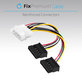 FixPremium - Câble d'alimentation - IDE ATA / 2x SATA