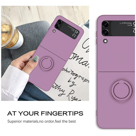 FixPremium - Coque Ring pour Samsung Galaxy Z Flip 4, violet