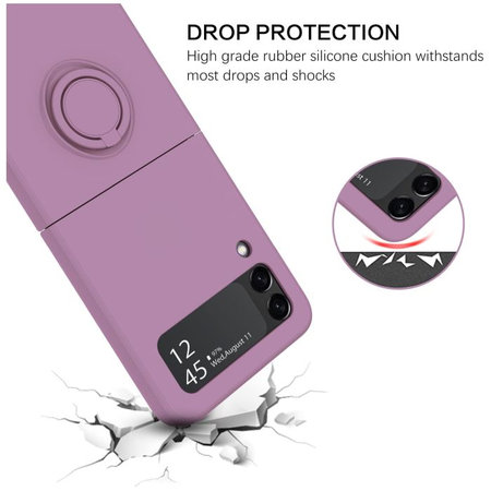FixPremium - Coque Ring pour Samsung Galaxy Z Flip 4, violet