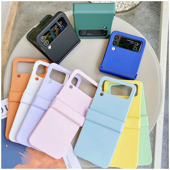 FixPremium - Étui en silicone pour Samsung Galaxy Z Flip 4, noir
