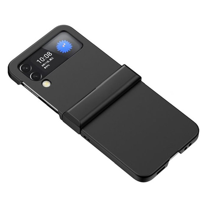 FixPremium - Étui en silicone pour Samsung Galaxy Z Flip 4, noir
