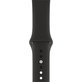 FixPremium - Bracelet en silicone pour Apple Watch (42, 44, 45 et 49 mm), noir