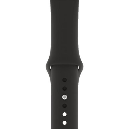 FixPremium - Bracelet en silicone pour Apple Watch (38, 40 et 41 mm), noir