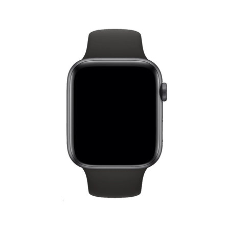 FixPremium - Bracelet en silicone pour Apple Watch (38, 40 et 41 mm), noir
