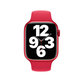 FixPremium - Bracelet en silicone pour Apple Watch (38, 40 et 41 mm), rouge