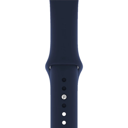 FixPremium - Bracelet en silicone pour Apple Watch (42, 44, 45 et 49 mm), bleu