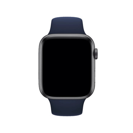 FixPremium - Bracelet en silicone pour Apple Watch (42, 44, 45 et 49 mm), bleu