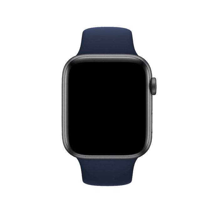 FixPremium - Bracelet en silicone pour Apple Watch (42, 44, 45 et 49 mm), bleu