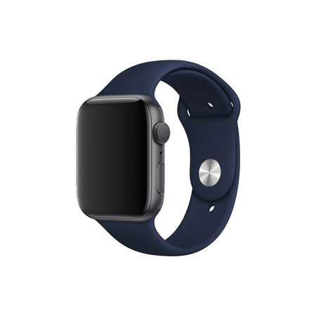 FixPremium - Bracelet en silicone pour Apple Watch (42, 44, 45 et 49 mm), bleu