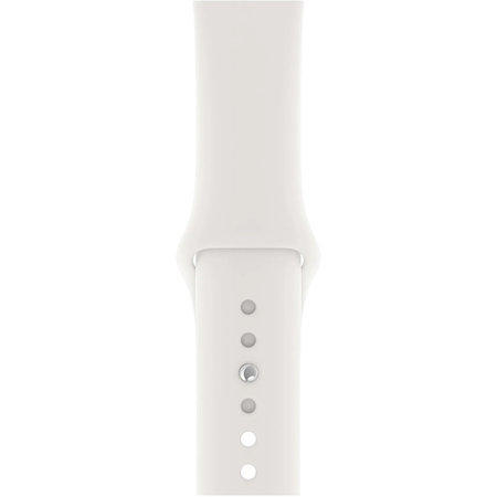 FixPremium - Bracelet en silicone pour Apple Watch (42, 44, 45 et 49 mm), blanc