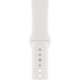 FixPremium - Bracelet en silicone pour Apple Watch (38, 40 et 41 mm), blanc
