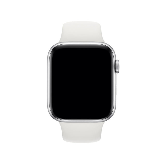 FixPremium - Bracelet en silicone pour Apple Watch (38, 40 et 41 mm), blanc