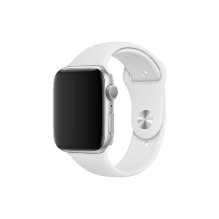 FixPremium - Bracelet en silicone pour Apple Watch (38, 40 et 41 mm), blanc