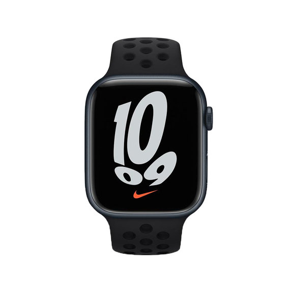FixPremium - Bracelet sport en silicone pour Apple Watch (42, 44, 45 et 49 mm), noir