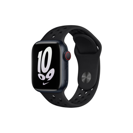 FixPremium - Bracelet sport en silicone pour Apple Watch (38, 40 et 41 mm), noir
