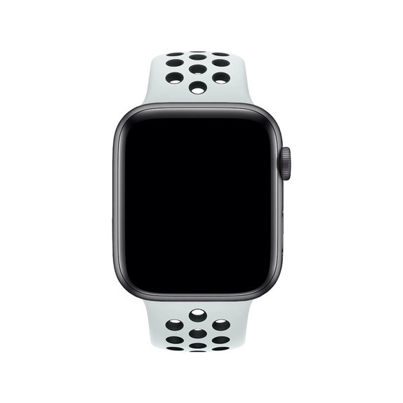 FixPremium - Bracelet sport en silicone pour Apple Watch (38, 40 et 41 mm), blanc