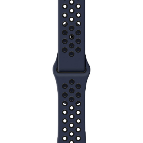FixPremium - Bracelet sport en silicone pour Apple Watch (42, 44, 45 et 49 mm), bleu