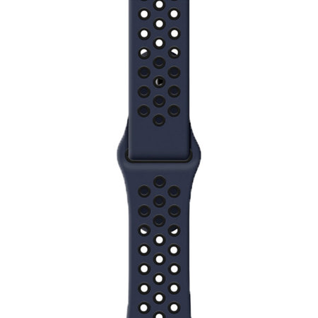 FixPremium - Bracelet sport en silicone pour Apple Watch (38, 40 et 41 mm), bleu